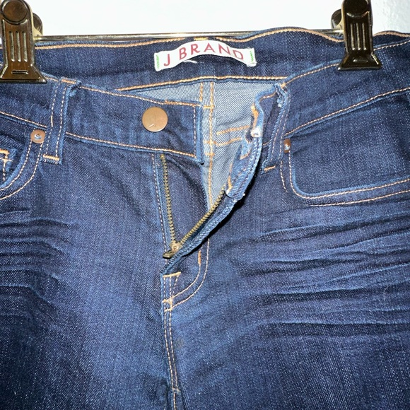 J Brand Jeans Women's Size 27 Ink Skinny Straight Low Rise Dark Wash Casual - Picture 4 of 6